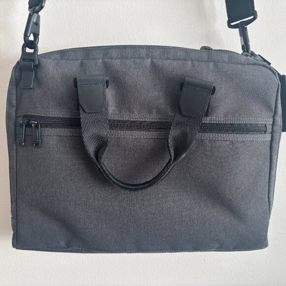 $550 Tumi Alpha Bravo Aviano Slim Black Nylon Leather Briefcase/ Laptop Bag - Picture 10 of 11